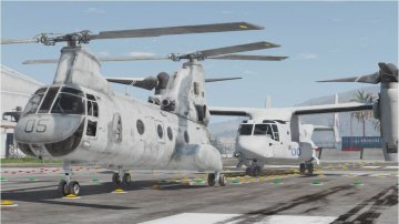 USMC MV-22B (8 liveries w/ illuminated rotors) - GTA5
