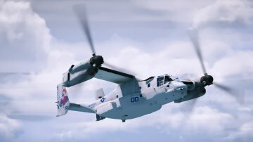 USMC MV-22B (8 liveries w/ illuminated rotors) - GTA5