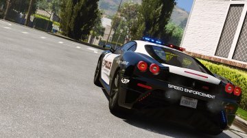 Ferrari F430 Scuderia | Hot Pursuit Police [Add-On / Replace | Tuning | Template] - GTA5