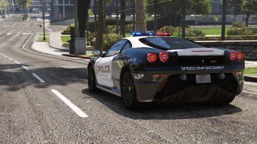 Ferrari F430 Scuderia | Hot Pursuit Police [Add-On / Replace | Tuning | Template] - GTA5