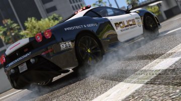 Ferrari F430 Scuderia | Hot Pursuit Police [Add-On / Replace | Tuning | Template] - GTA5