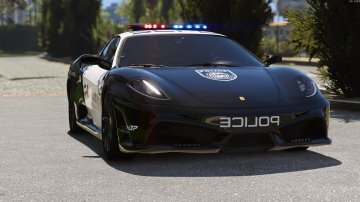 Ferrari F430 Scuderia | Hot Pursuit Police [Add-On / Replace | Tuning | Template] - GTA5