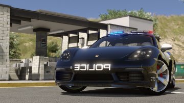 Porsche 718 Cayman S | Hot Pursuit Police [Add-On / Replace] - GTA5
